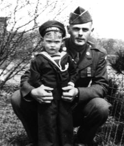 David and Dad in 1948